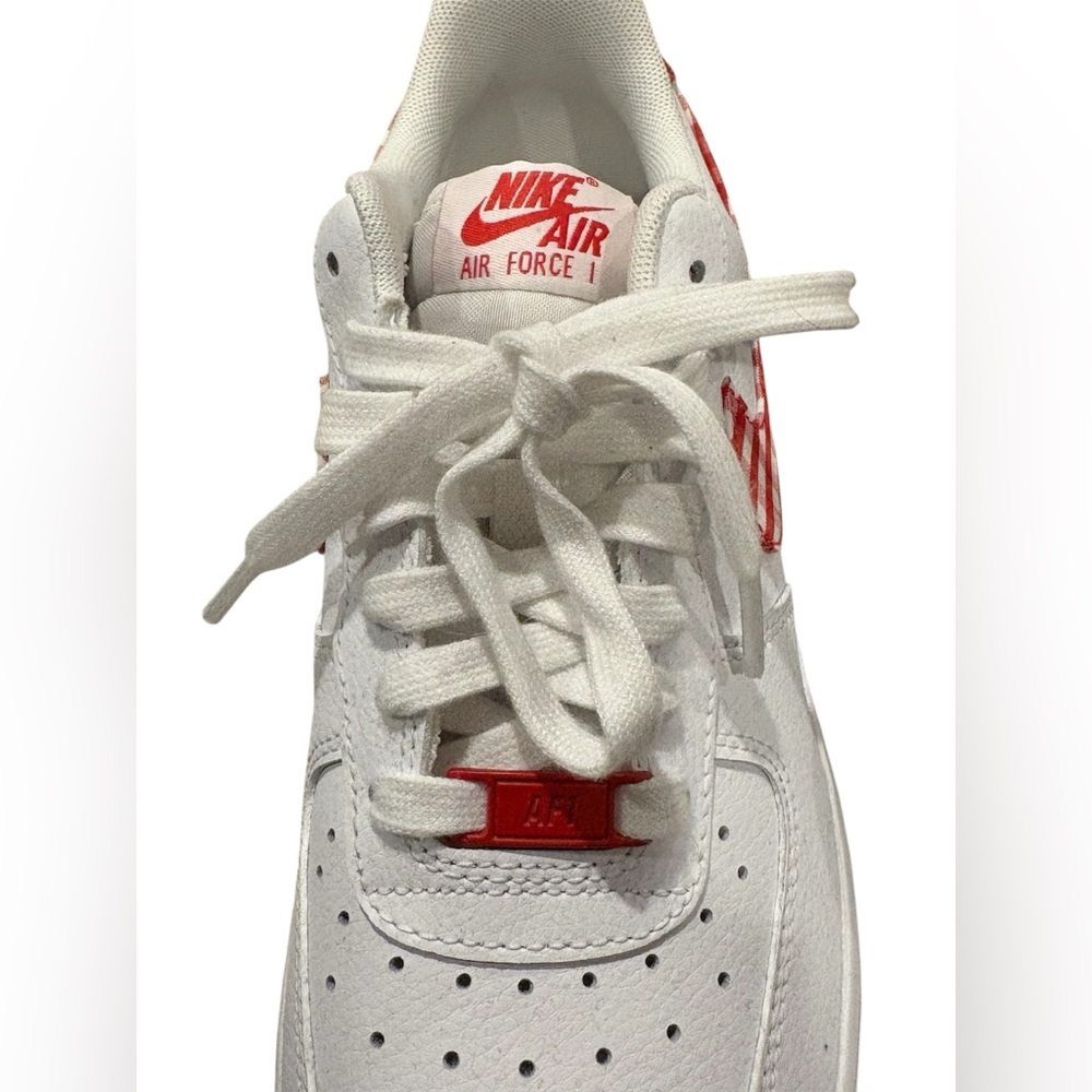 Air Force 1 Low '07 Essential 'Mystic Red Gingham' - Picture 4 of 9